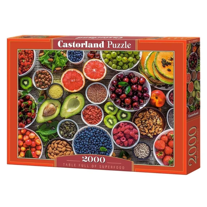 Puzzle 2000 Peças Frutas e Castanhas Castorland 200993