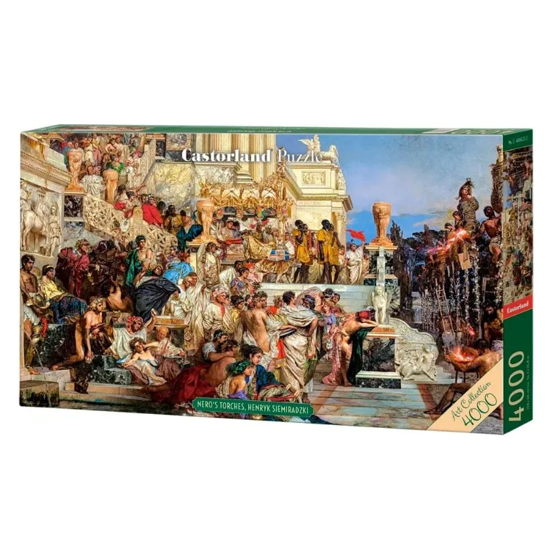 Puzzle 4000 Peças Tochas de Nero-Henryk Siemiradzki Castorland 400423