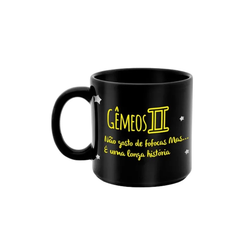 Caneca signo gêmeos 360ML - Não Disponível - Utilidades Domesticas