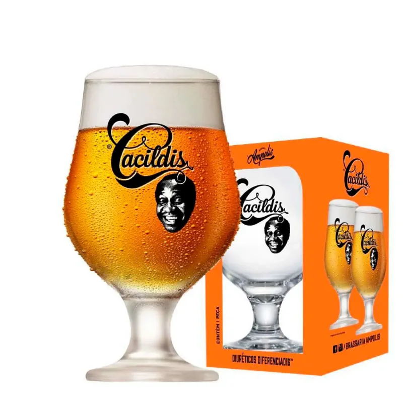 Taça p/ Cerveja Ruvolo Cacildis 380ml - RUVOLO
