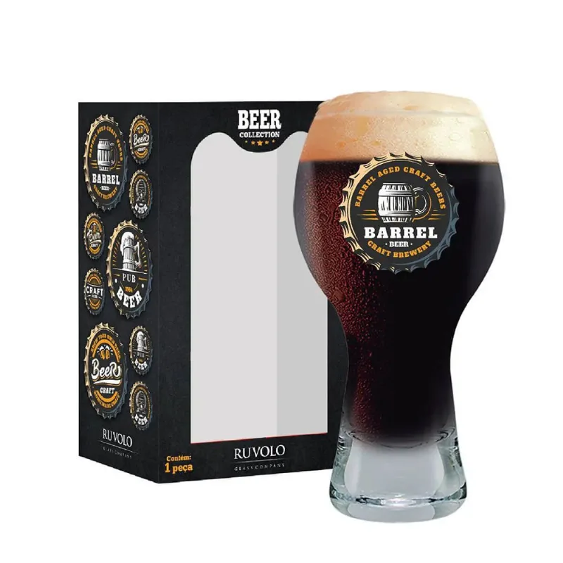 Copo p/ Cerveja Ruvolo Black Sortido 380ml