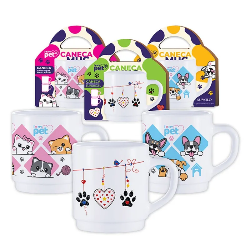 Caneca Ruvolo Mug I Love My Pet