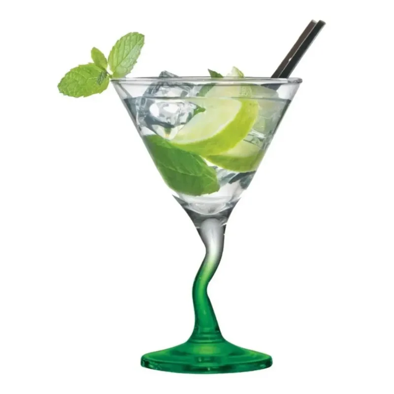 Taça p/ Martini Ruvolo Haste Verde 80564102 225ml