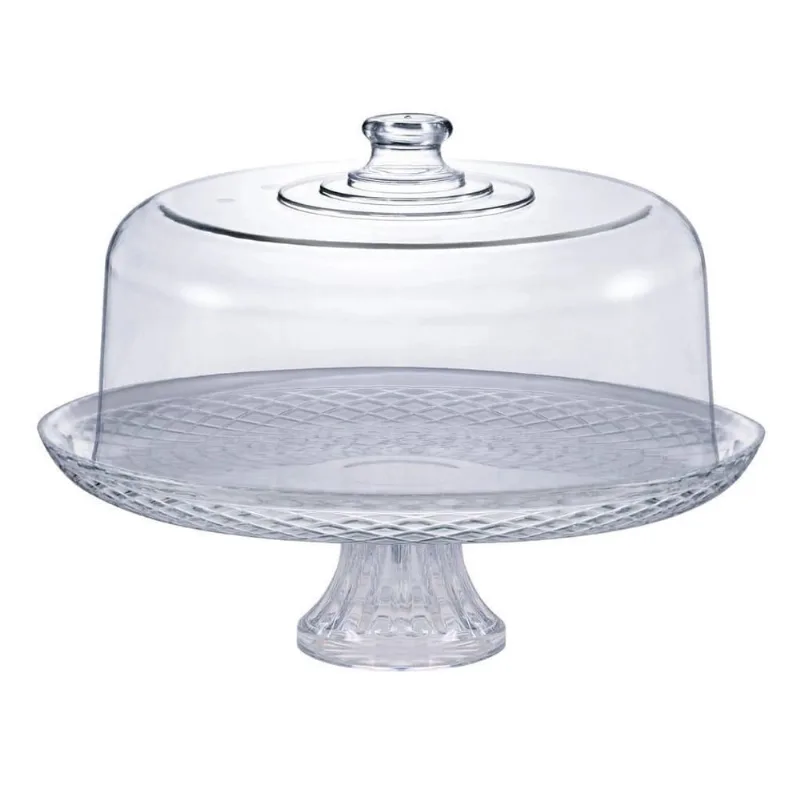Boleira Ruvolo Verona c/ Pé Vidro/Acrílico Transparente 3 em 1 - RUVOLO