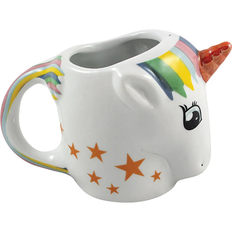 Caneca 450ml Unicórnio 3D Zona Criativa