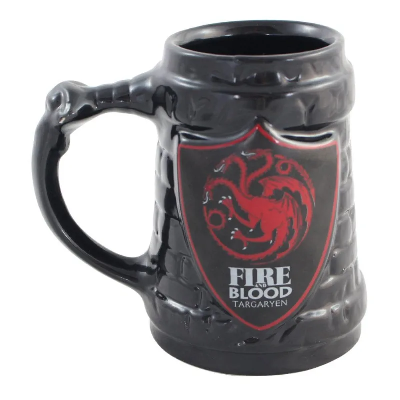 Caneca 3D - 500 Ml - Game Of Thrones - Targaryen - Zona Criativa