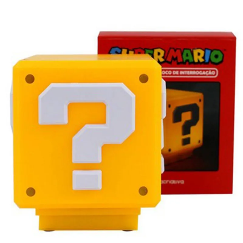 Luminária Bloco Interrogação: Super Mario