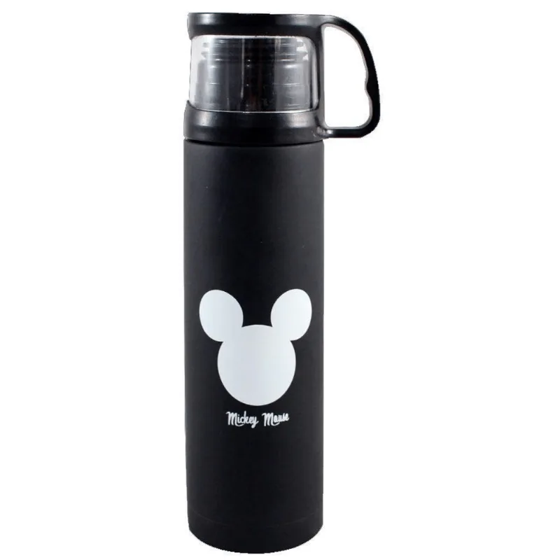 Garrafa Térmica 500 ml com Caneca - Mickey Logo