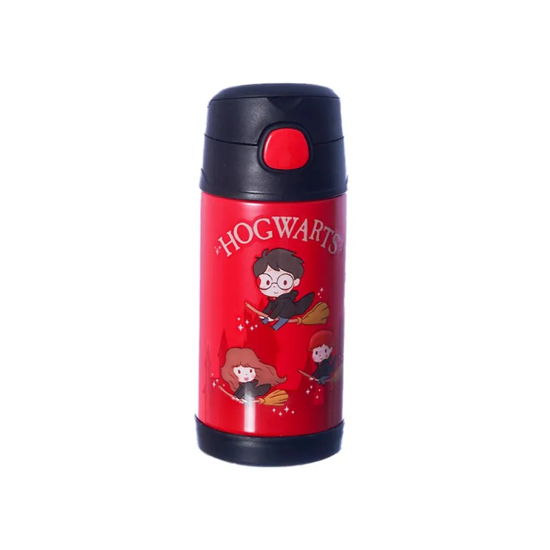 Garrafa Zona Criativa Hogwarts Click com Canudo 300ml un