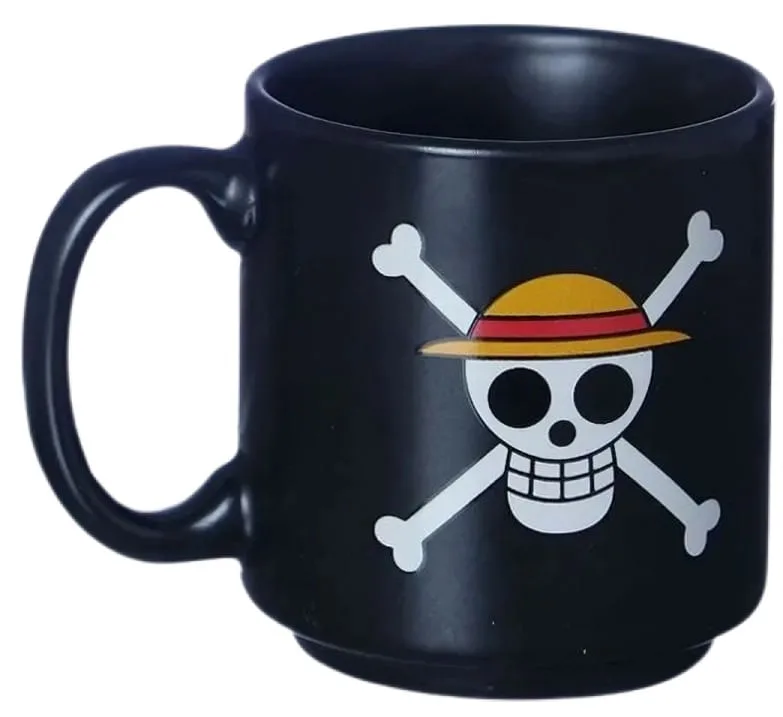 Caneca 100ml Mini Tina Luffy Skull One Piece - LC