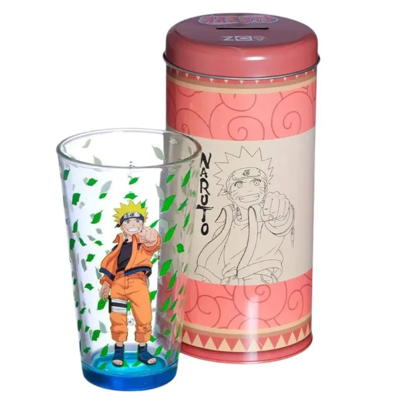 Copo Naruto Zonacriativa Incan 500ml Vidro (MP)