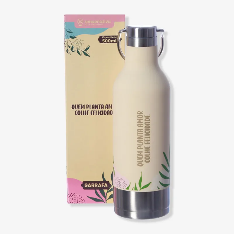 Garrafa Field Quem Planta Amor – Zonacriativa