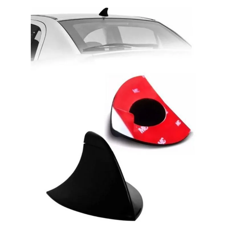 Antena Shark Preta Premium Fox Route 1.0 Mi Total Flex 8v 3p
