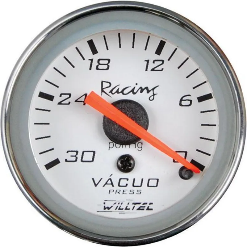Vacuômetro 52 Mm Gm Corsa Fundo Branco