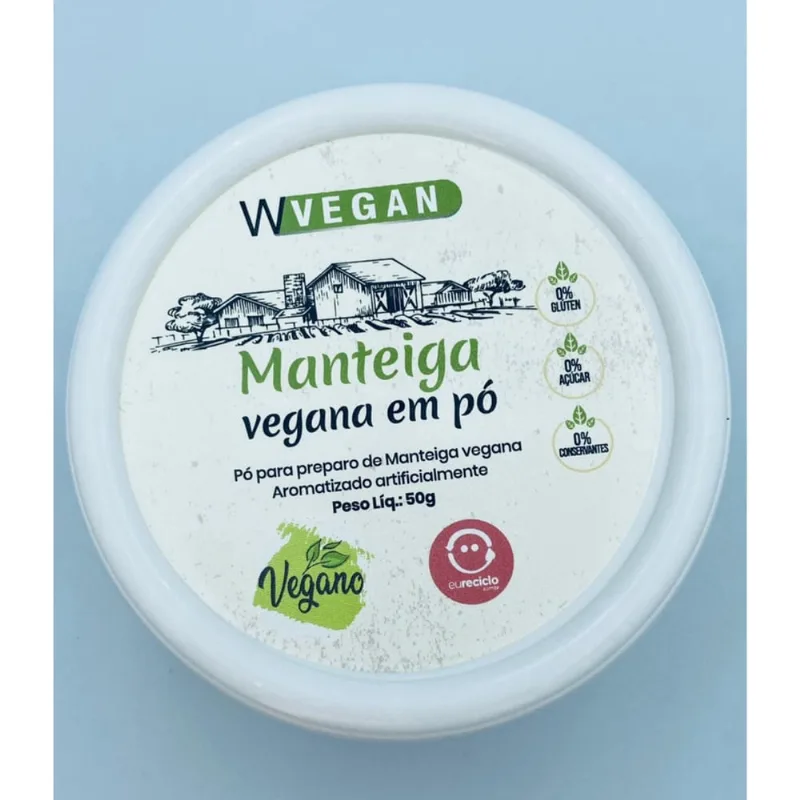 Manteiga Vegana em pó 50g WVegan