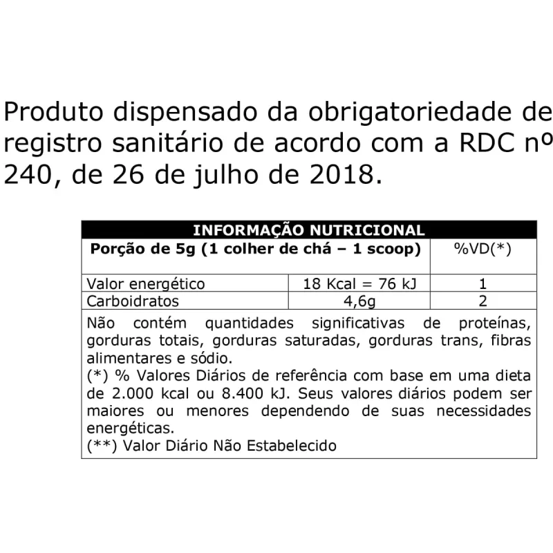 Gelatina Vegan 50g - Sem Sabor - Não Informado