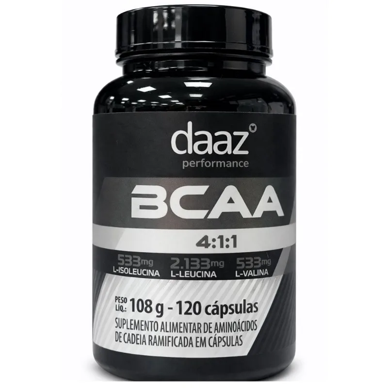 BCAA 4:1:1 Daaz Performance 120 Cápsulas