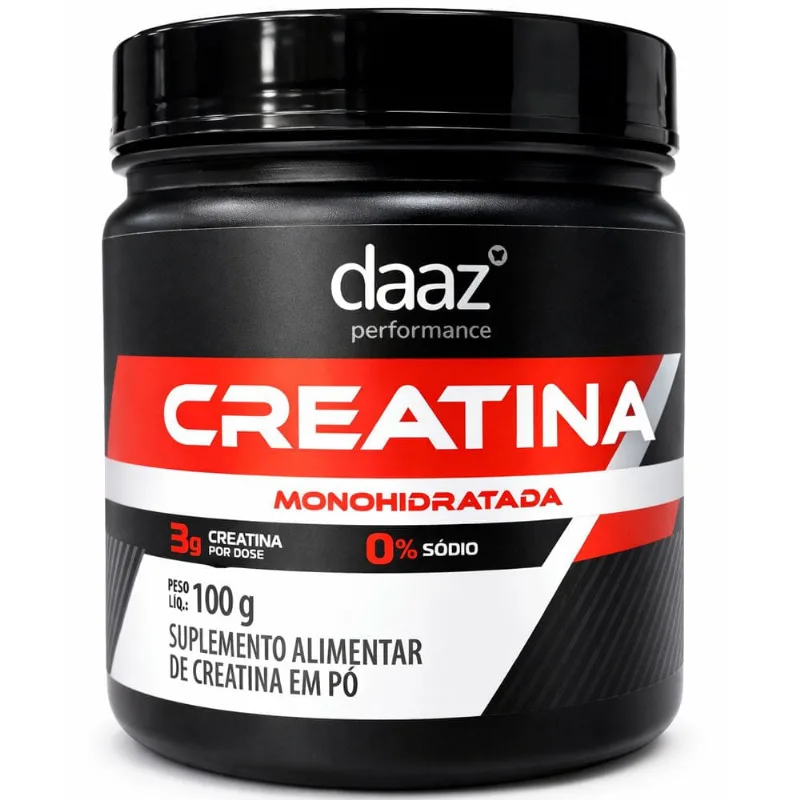 Creatina Monohidratada Daaz 100g Sem Sabor