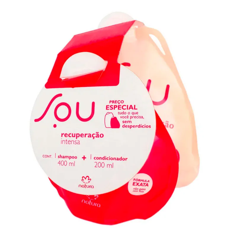 Kit Sou Recuperação Intensa Shampoo 400ml + Condicionador 200ml