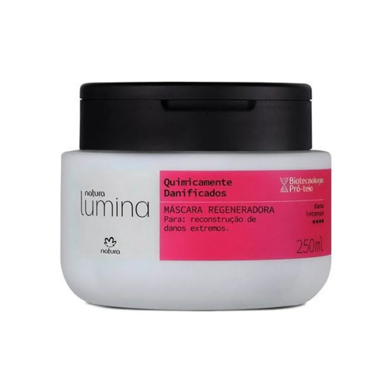 Máscara Regeneradora Quimicamente Danificados Lumina - 250ml