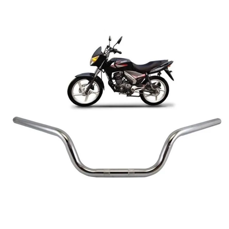 Guidão Cromado Shineray Max Fire 150 - Compatível (todos)