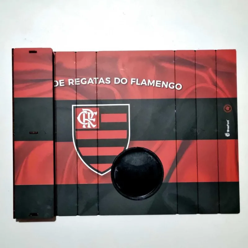 Apoio De Copos E Controle Para Braço Sofá Mdf - Flamengo