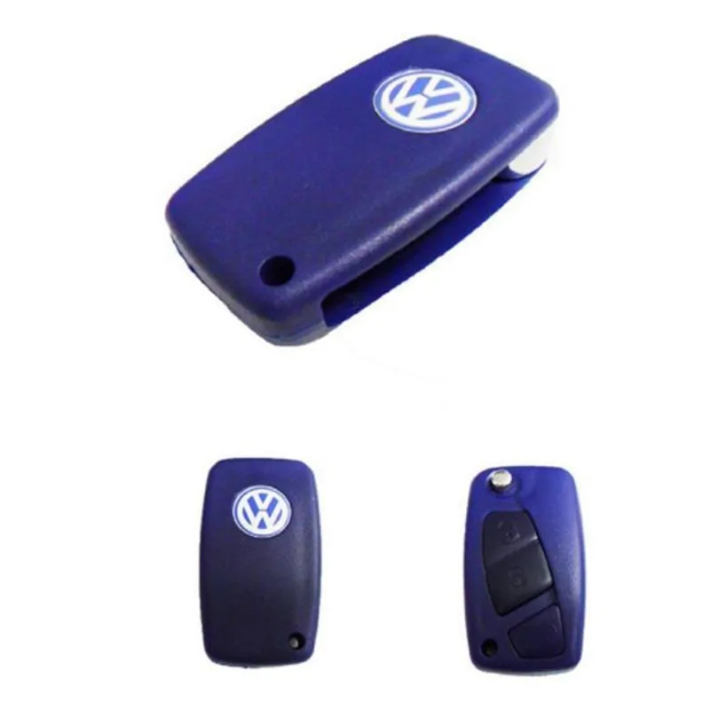 Chave Canivete Linha Volkswagen Universal Azul Sem