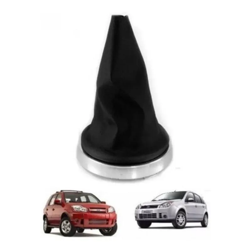 Coifa Câmbio Preta Ecosport Fiesta 2003 A 2011 Aro