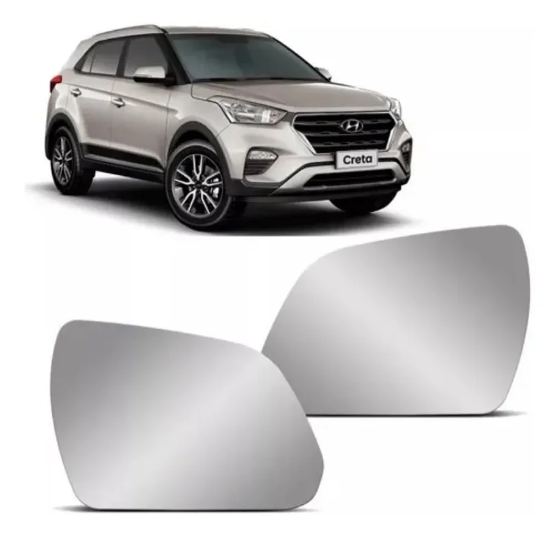 Lente do Retrovisor com Base creta 2017 a 2020 Direito