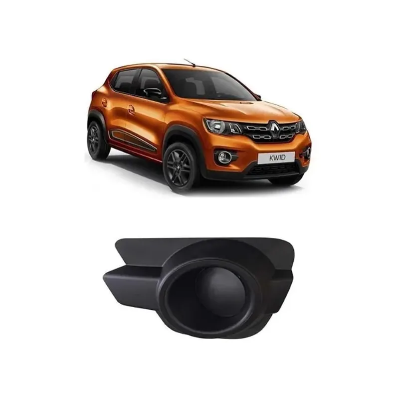 Grade Farol Milha kwid 2017 A 2022 Sem Furo Preto Esquerdo