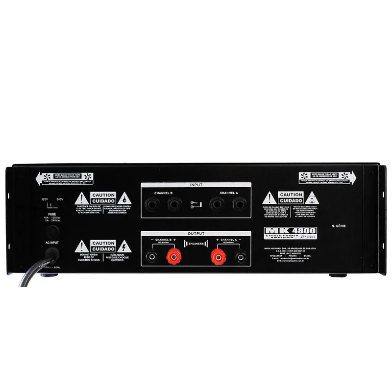Amplificador Potência Mark Audio Mk 4800