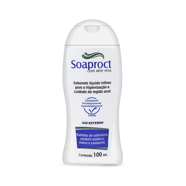 Sabonete Íntimo Soaproct 100Ml - Cifarma - Higiene Pessoal