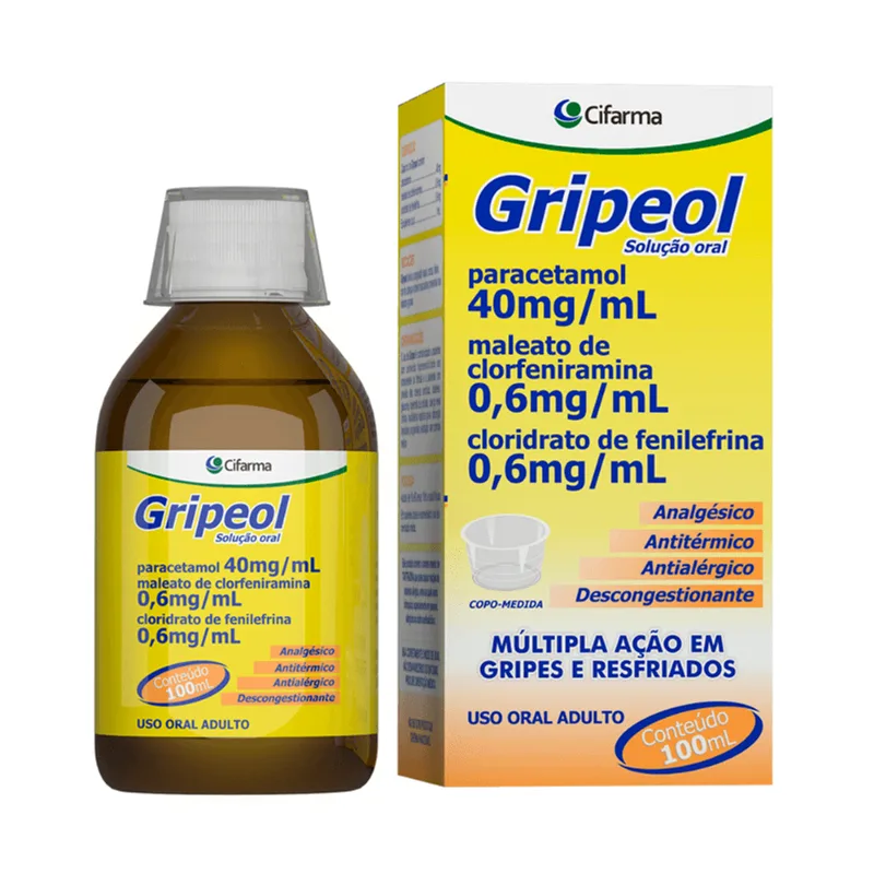 Gripeol Solução Oral Frasco 100ml