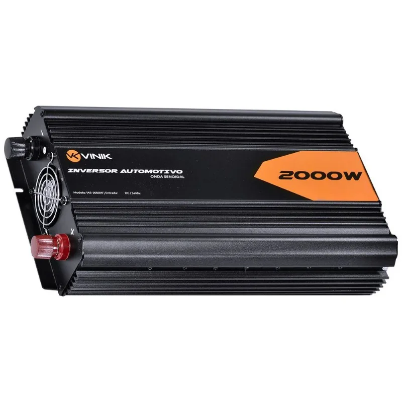 Inversor De Corrente Elétrica Senoidal 2000w 24v Para 220v Com Plug E Usb Vinik