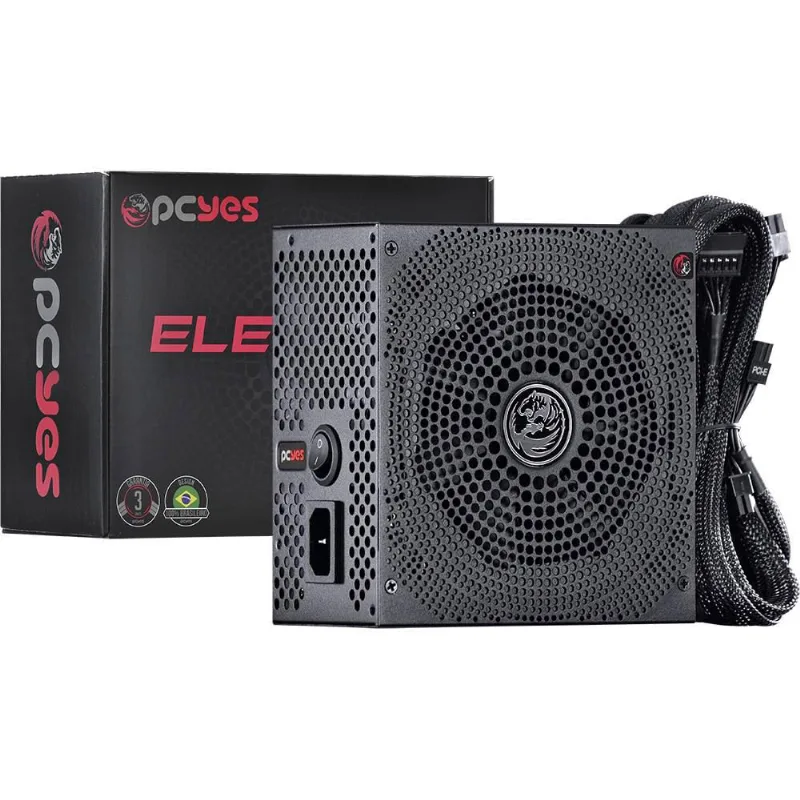 Fonte PCYes Electro V2 550W 80 Plus Bronze - ELECV2PTO550W 3587