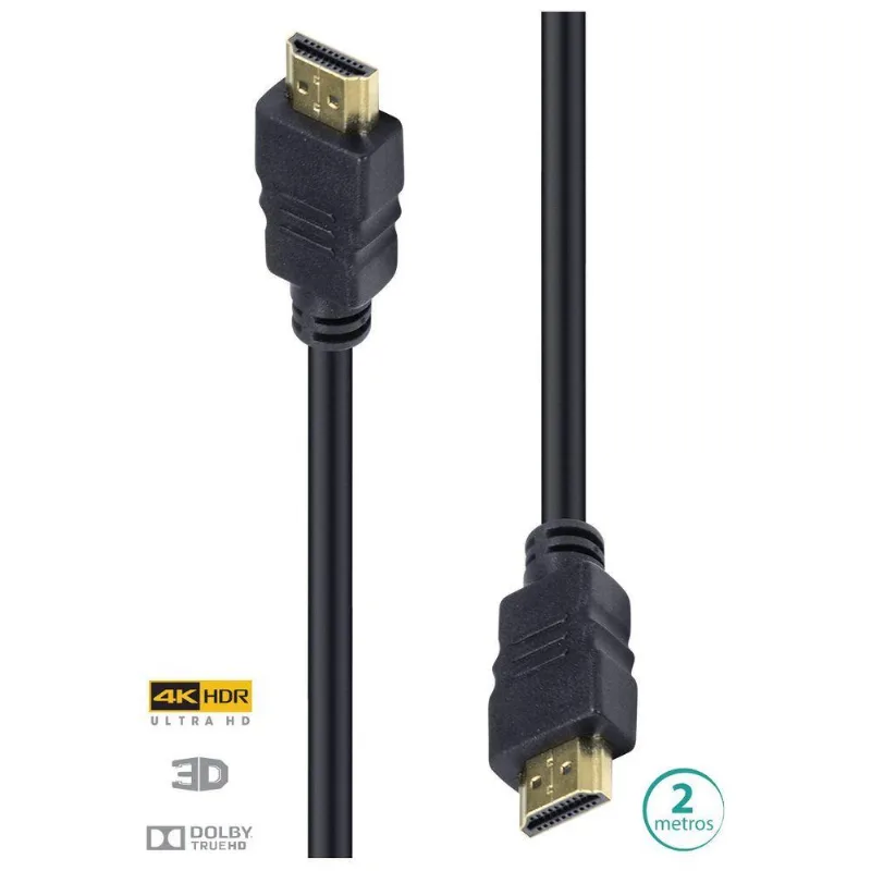 Cabo Hdmi 2.0 4K Ultra Hd 3D Conexão Ethernet 2 Metros - H20-2