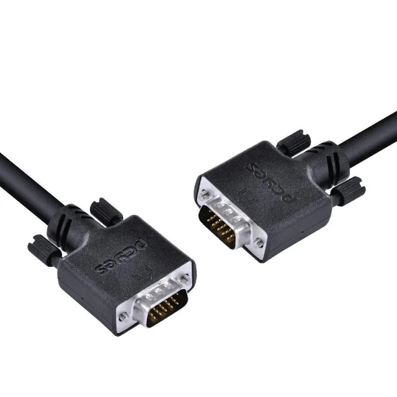 Cabo De Vídeo Vga 3+6 15 Pinos Macho Para Vga 3+6 15 Pinos Macho 28awg Puro Cobre 40 Metros