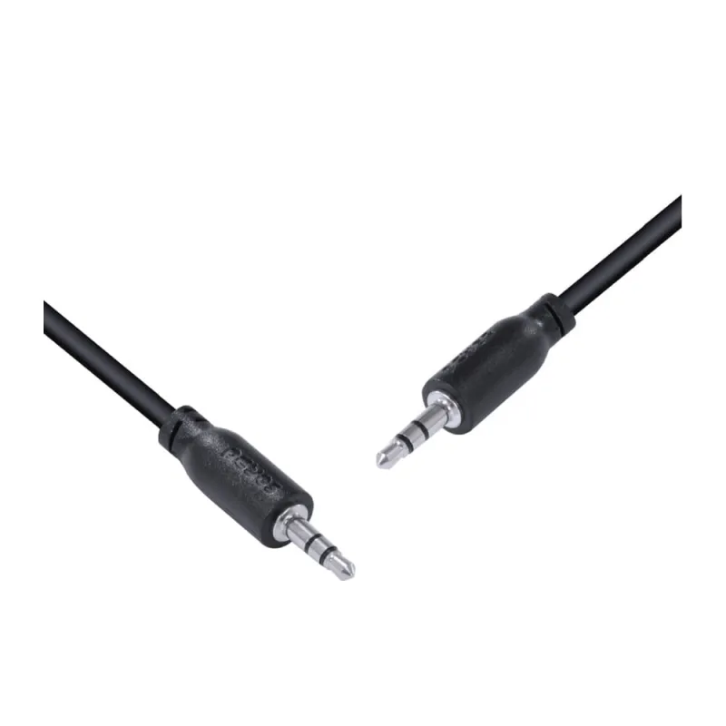 Cabo P2 3.5mm Macho para Macho 28AWG Puro Cobre 60 cm PCYES - pcyes - Informática