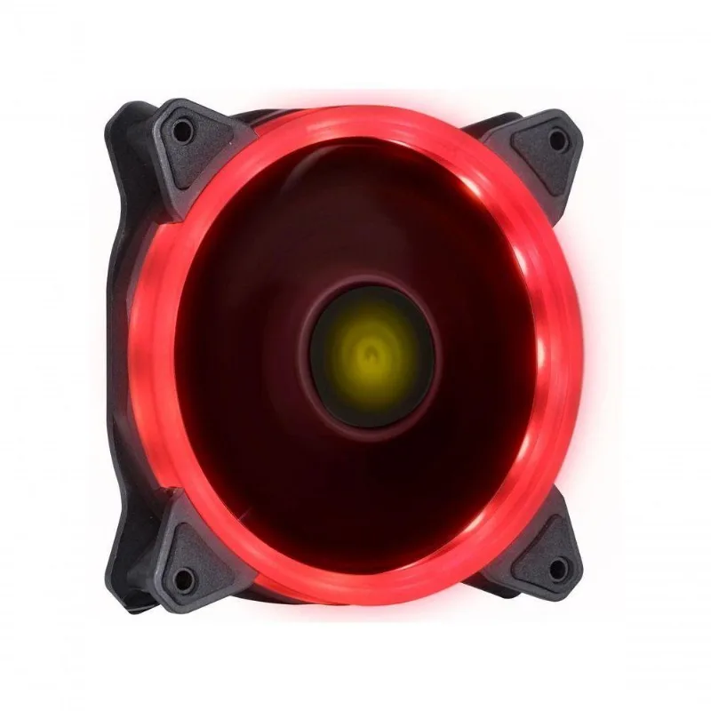 Fan-cooler Para Gabinete V.ring Vringr 120x120mm Com Anel De Led Único Vermelho Vinik