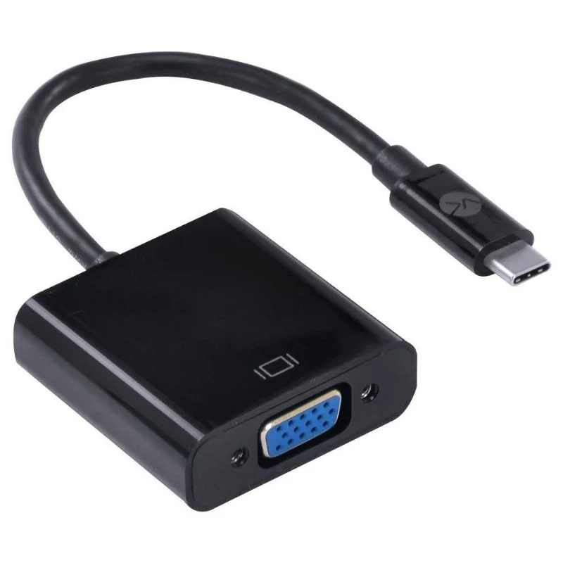 Adaptador Usb Tipo C X Vga Femea 20cm Achdmi-20