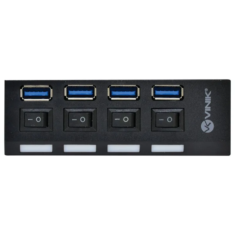 HUB USB 3.0 4 Portas com Interruptor Vinik