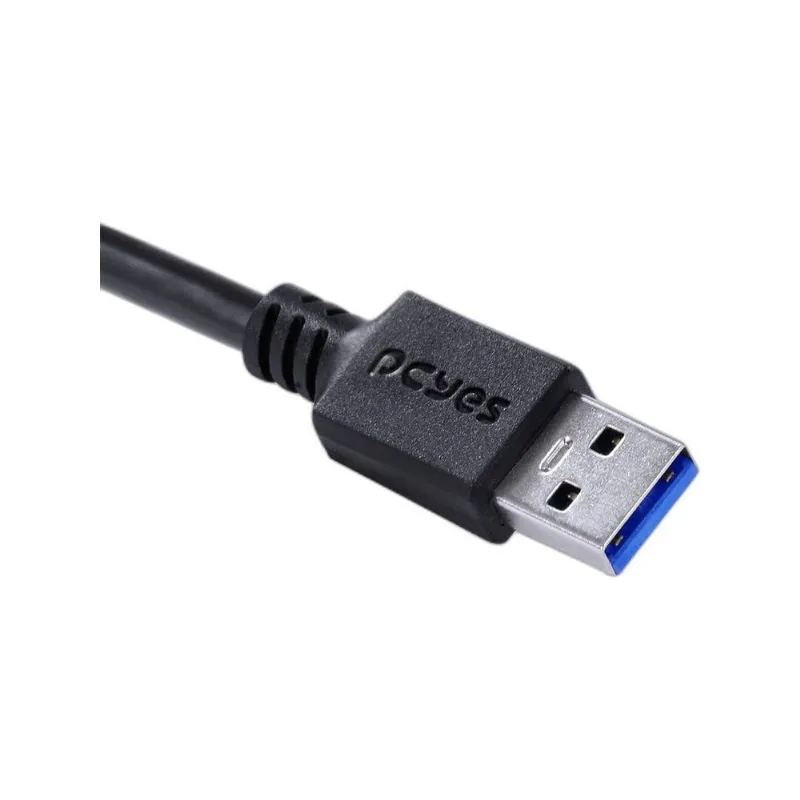 Cabo USB a 3.0 Macho para Tipo C P3UACP-1 5 Gbps 5V 13A Preto Pcyes