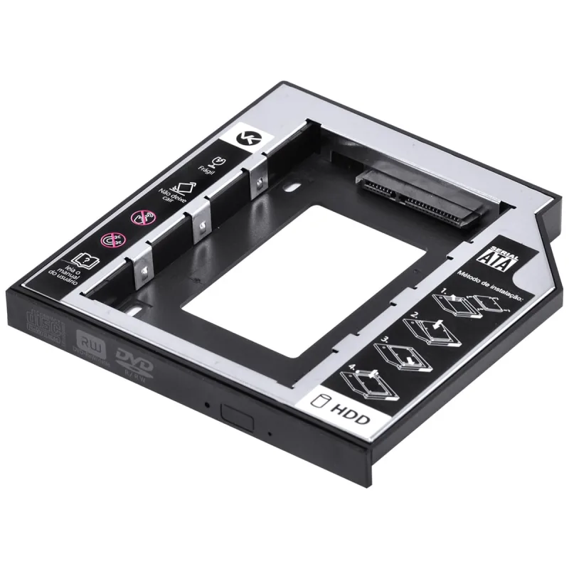Adaptador Caddy HD/SSD SATA 12.7mm Vinik - Vinik - Informática