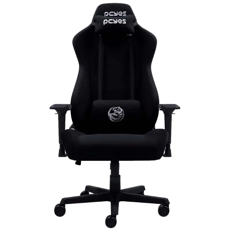CADEIRA GAMER PCYES MAD RACER V8 TURBO , INCLINAÇÃO 135º PRETO - V8TBMADPT