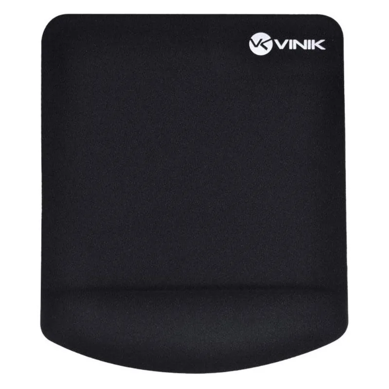 Mousepad Com Apoio De Pulso Quadrado Em Gel Vinik Preto MPG-02P (MP)