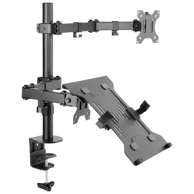 Suporte Para Monitor E Notebook Com Articulação Dupla
