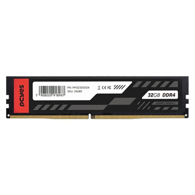 Memória Para Desktop DDR4 32GB 3200MHZ Pcyes UDIMM PM323200D4 (MP)