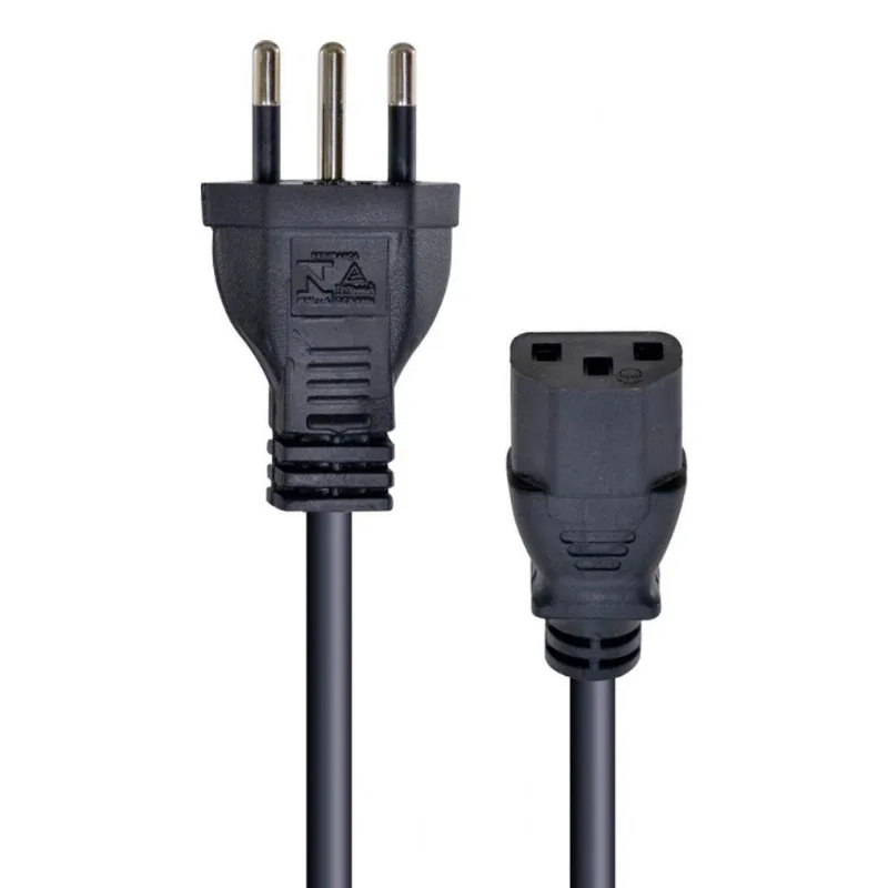 Cabo De Forca Tripolar Para Fonte 3x0,50 Mm 250v 10a - 2m