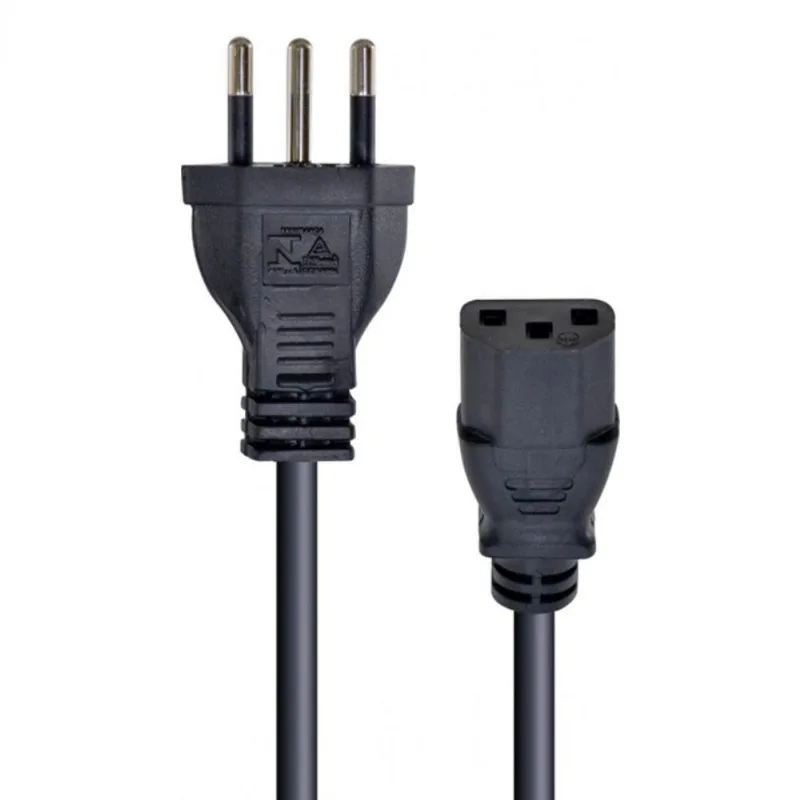 Cabo De Forca Tripolar Para Fonte 3x0,50 Mm 250v 10a - 3 Metros