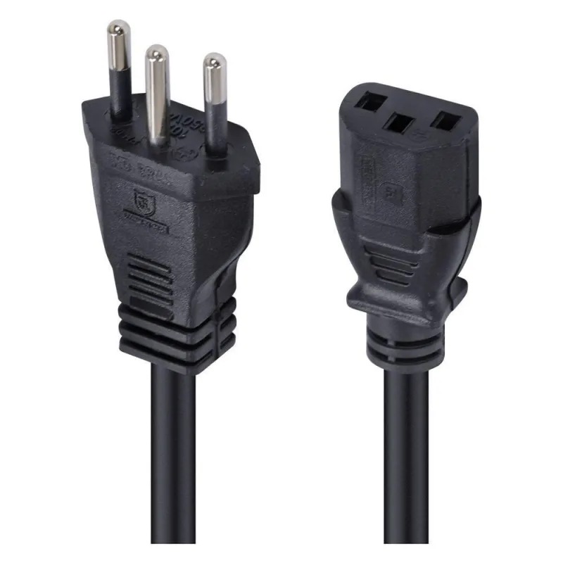 Cabo De Força Tripolar Para Fonte 3x0,75 Mm 250v 50 Cm - Pc / 10 - OUTRAS - Casa E Construção